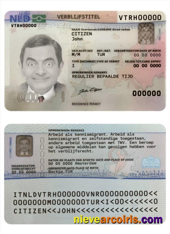Netherland Residence card